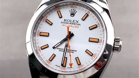 rolex oyster milgauss bamford|Rolex Milgauss 116400 white.